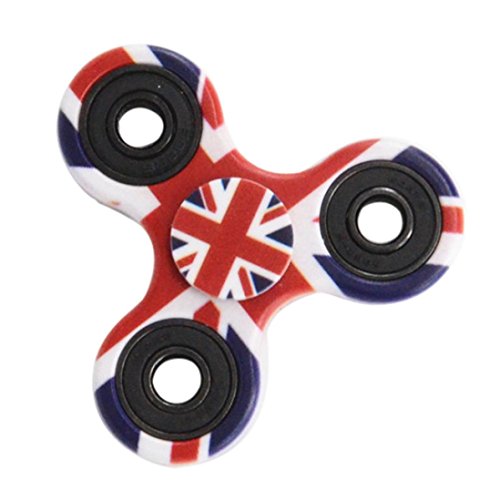 Hand Fidget Spinner,Omiky EDC Fidget Spinner Finger Groy Toy for SBDX ADD ADHD Anxiety Autism Suffers (Union Jack)