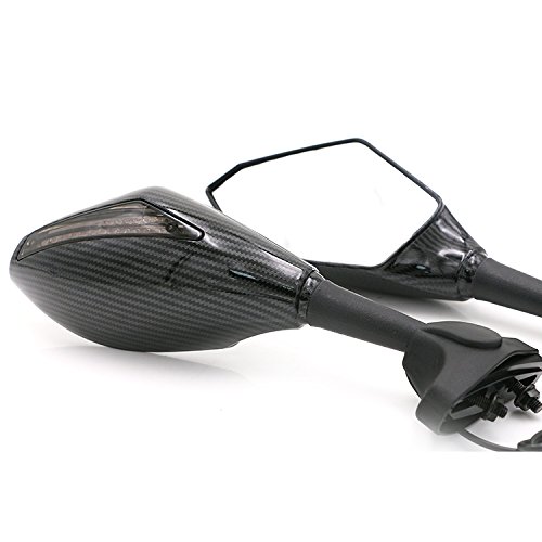 Motorrad Spiegel integrierter Turn Signal Spiegel Seite Rückspiegel Rückseite LED für Honda CBR 600 F4i 929 954 RR F1 F2 Hurricane - 3