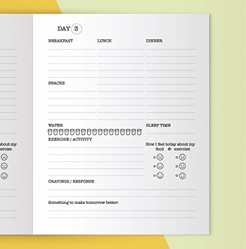 Hello New Me: A Daily Food and Exercise Journal to Help You Become the Best Version of Yourself, (90 Days Meal and Activity Tracker) - Image 5