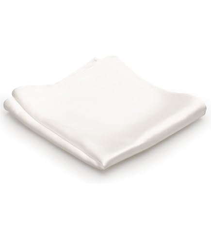 King & Priory Fazzoletto da Taschino con Classico Disegno Scozzese Bianco & Rosso, Pochette King & Priory Fazzoletto da Taschino con Classico Disegno Scozzese Bianco & Rosso, Pochette