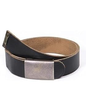 Ledergürtel Hosengürtel Lederkoppel schwarz Längen: 90 – 150 cm