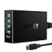 Produktbild Aukey PA-Y5 USB C Ladegerät 5 Port, 1 USB C Port und 4 Port mit AiPower Tech für LG HTC Nexus, 1m schwarz