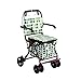 Produktbild DOSNVG Rollator Walker Und Transportstuhl FüR Senioren Klappbare Rutschfeste Rollatoren Mit Tasche Leichtes Aluminium Verstellbar, Single Wheel