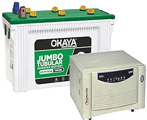 Microtek EB 1100+OPJT 17036 OKAYA Tubular Inverter Battery (140 AH)
