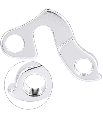 DesertBoy 2 Pièce Patte De Derailleur, Patte De Dérailleur Vélo, Dérailleur Arrière, Pattes De Derailleur VTT, Crochet De Queue De Vélo Avec Vis Et Clé Allen, Pour La Plupart Des Vélos