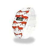 FOXES Pappwatch / Paperwatch / Digitale Armbanduhr aus Tyvek®, absolut reißfest und wasserabweisend