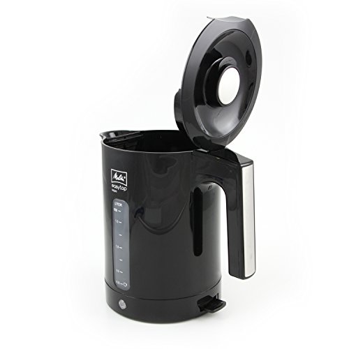 Melitta Wasserkocher Easy Top Aqua 1,7 Liter Hochglanz 2.400 Watt, schwarz/Edelstahl 101604 - 5