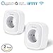Produktbild Intelligente Steckdose,Geekbes kabelloser Smart Home Outlet Stecker mit Android oder iOS APP Sprachsteuerung Kompatibel mit Alexa, Echo Dot und Google Home [2 PACK]