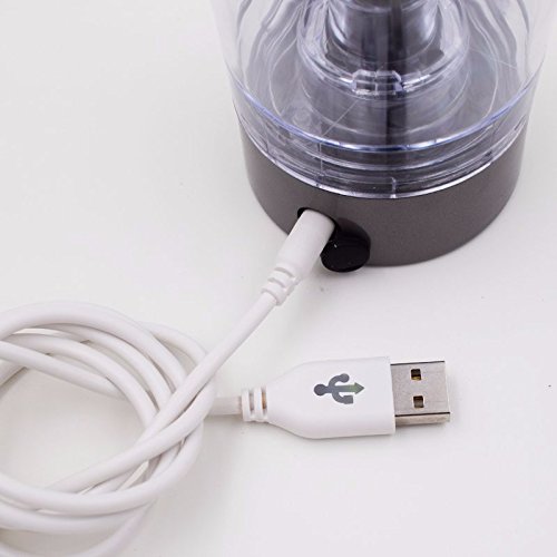 Mixer Flasche,Digoo 600ml kreative USB Elektro Mixer Becher Flasche Blender,BPA- Free,für Säfte Cocktails Kaffee Tee Rühren Protein Shaker Mixer Cup（mit USB-Ladekabel） - 6