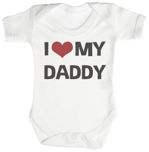 TRS - I Love My Daddy Baby Bodysuit / Babygrow 3-6M White