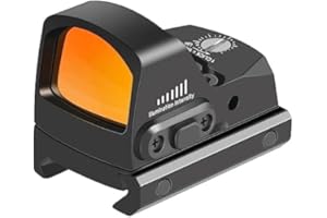 ACEXIER Rotpunkt-Zielfernrohr 3-4MOA Kollimator Reflexvisier Pistole Handfeuerwaffe Visier IPX6 Wasserdicht Passform 21mm Picatinny 17 19 9mm AR15 M4 AK