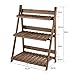 Produktbild G-ZWJXX HöLzerner Blumenstand Regal Blumenornamentalbumausstellungsstand-Blumentopfhalter Praktisches Badregal Zusammenfaltbar Und Einfach Zu Verstauen