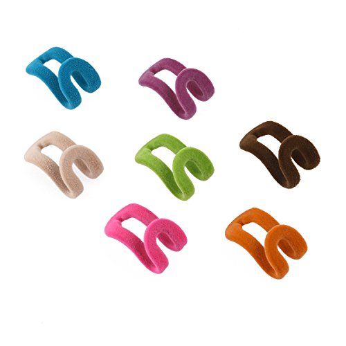 Kleiderbügel – Foxnovo Mini Kleider Rack Kleiderbügel Haken Halter-12St - 4