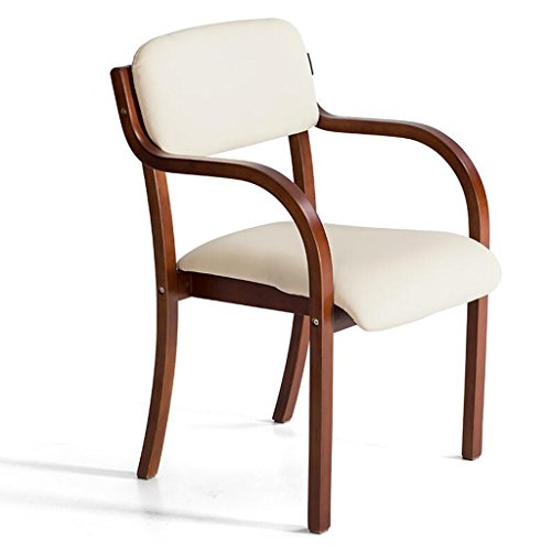 Rollsnownow Chaise De Salle A Manger En Bois Massif Coussin Brun