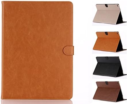 'Case Leather Case for Samsung Galaxy Tab Tablet A6 T585 10.1 T580 (2016) Light Brown/Leather