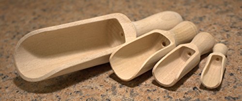 Schöpfkelle Aus Holz, 4 Stück - 4