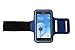 Produktbild Dealbude24 Sport Armband Schutzhülle Handy Tasche für HTC One E8 in Dunkel-Blau für Fitness Laufen Joggen Gym aus Neopren BlankL Dunkel-Blau