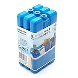 Pack Of 3 Refrigerant Filled Freezer Ice Blocks Reusable Blood Transfusion Each Size 15x8x2cm