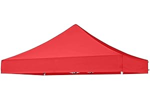 GENERIC Replacement Canopy Top Waterproof UV-Proof Pop Up Tent With Fasten Tape - Foldable Cover Roof for Outdoor Garden Patio Pavilion Sun Shade, Top Only, 2x2m/2.5x2.5m/3x3m