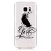 Produktbild Etui Samsung Galaxy S7 Edge, E-Lush de Protection TPU Silicone Clair Transparente Ultra Mince Souple Douce Premium Durable Protecteur une Adhérence exacte Sans Encombrement Douce Coque pour Samsung Galaxy S7 Edge (5.5 Pouces) [Anti-rayures] [absorbant les chocs] [Anti-empreintes digitales]-Feature Amour