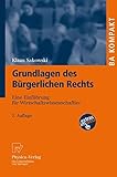 Image de Grundlagen Des Bürgerlichen Rechts: Eine Einführung für Wirtschaftswissenschaftler (B.A. K.O.M.P.