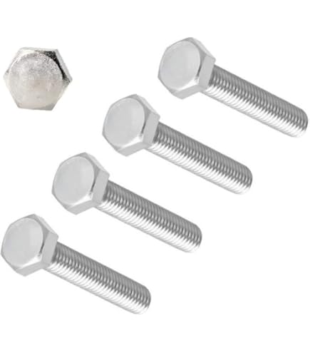 Bullone Vite Acciaio 8.8 Testa Esagonale Te M12 X 45 Mm. Interamente Filettato Uni 5739 Din 933 Online - Foto 3