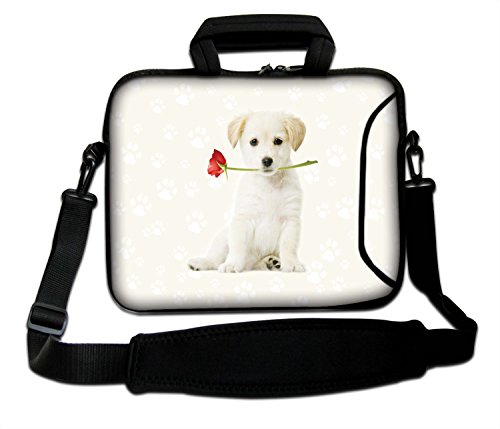 LUXBURG® 13 Zoll Schultertasche Notebooktasche Laptoptasche Tasche mit Tragegurt aus Neopren für Laptop / Notebook Computer