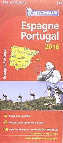 Carte Espagne, Portugal 2016 Michelin gratuit