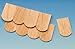 Produktbild MiniMundus Mini MUNDUS 70050 Dachschindeln (Fischschuppen), kleine Packung für das Puppenhaus