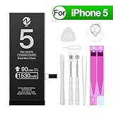 【Hohe Kapazität】: 1530mAh für iphone 5 akku. Die Kapazität unseres Akku iPhone 5 ist 90 mAh höher als die des Originalakkus. SUPERIOR CAPACITY bedeutet weniger Ladezeit und arbeitet effizienter. Wenn Sie Ihr Mobiltelefon zum Browsen, Spielen und Bezahlen verwenden, müssen Sie sich keine Sorgen machen, dass Ihr Telefon nicht mehr mit Strom versorgt wird. Wenn Sie den ganzen Tag unterwegs sind, reichen die Akkus mit höherer Kapazität für Mobiltelefone aus, um Ihre Anforderungen zu erfüllen.