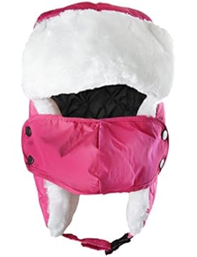 BXT Winter Kinder Fliegermütze Wärmemütze Ohrenschützer Schlittschuhlaufen Skifahren Hut Pilotenmütze mit Gesichtmasken...