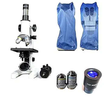 SSU Compound Microscope - Black Grey, 5X4X6 Cm