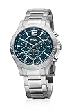 Fila Herren-Armbanduhr Chronograph Analog Quarz Edelstahl FA4122-15