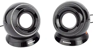 Lenovo M0520 1 Watt Wired Multimedia Speaker (Black)
