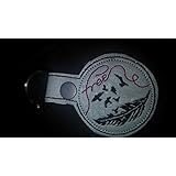 Schlüsselanhänger, Taschenbaumler, Kunstleder, Feder free