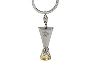 UEFA EUROPA LEAGUE Uefa-el-sa, EUROPA LEAGUE Llavero De Copa Unisex Adulto, Plata, 45 Mm