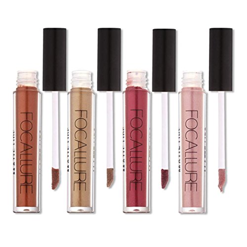 CRAVOG Nouveau Sexy Métallique Métal Mat Rouge à lèvres Liquide Lèvre Maquillage - 7