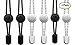 Produktbild No Tie Elastic Lace System mit Lock-6 Pairs (3 Black 3 White) von Fomsky- Einfach zu installieren -Große Schnürsenkel für Männer Frauen Läufer, Kinder, ältere Generation -Unconditional Refund Garantie