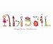 Baby name frame,personalised baby gift,fairy style