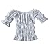 Lorembelle White Gothic Peasant Gypsy Medieval Pirate Off Shoulder Wench Top Blouse (L/XL(UK10-12), White)