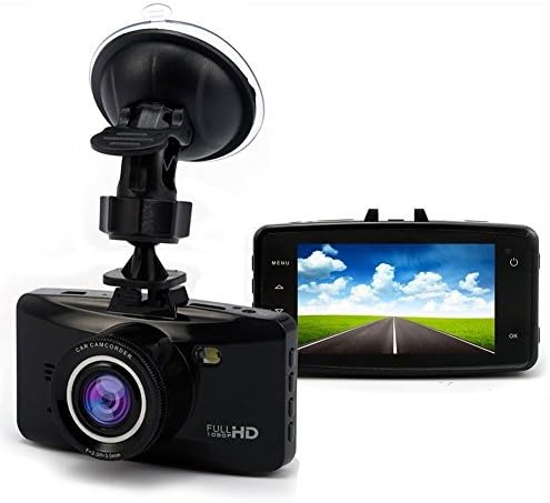 Car Dash Cam Camera 1080P HD 170° Wide Angle Car Video Recorder 2.7" Screen Night Vision Motion Detection G-Sensor Loop Recording (Dashcam-1)
