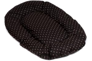 adena Hundekissen oval 95 x 55 cm - Tupfen braun