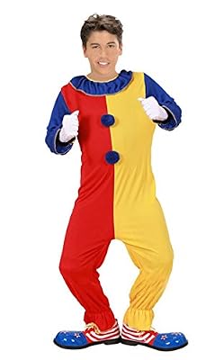 Widmann - Déguisement clown bicolore 11/13 ans