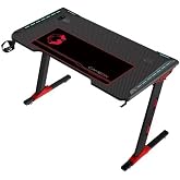 Gameon Raptor Il Serisi Z Şeklinde Rgb Akıcı Işıklı Oyun Masası (Boyut: 140-60-72 Cm), (800&times;300&times;3 mm - Fare Altlığı), Kulaklı