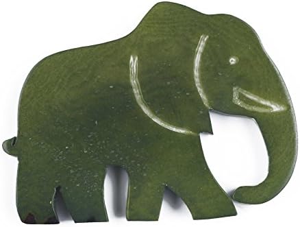 WWF Elephant Brooch - Green