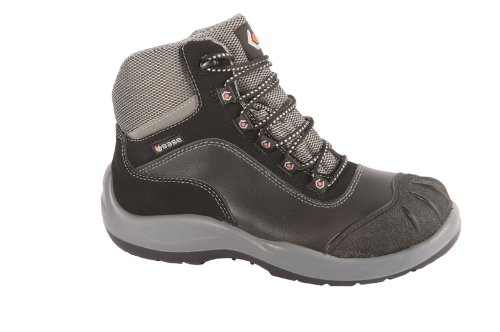 Preisvergleich Produktbild Majo Sicherheitsschuh, S3 Knöchelstiefel, Stahlkappe & durchtrittsichere Kevlarzwischensohle, Überkappe, Gr. 41