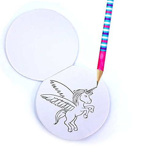 German Trendseller® – 12 x Einhorn – Party – Notizblöckchen ┃ Kindergeburtstag ┃ Mitgebsel ┃ Regenbogen Einhorn – Party ┃ 12 Stück - 3