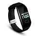 Produktbild Diggro H3 Herzfrequenz Smart Armband Smart Bracelet Bluetooth 4.0 Sport Armband IP65 wasserdichte Pedometer Kalorie Schlaf Tracker Call/SMS Reminder Sedentary Reminder für Android IOS schwarz