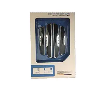 Ezip Orignal Black EXO (Made in Korea) Car Door Guard Protector Stylish & Sleek for Hyundai Elentra New