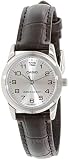 CASIO Damen Analog Quarz Uhr mit Leder Armband LTP-V001L-7